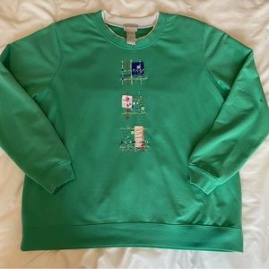 VINTAGE KORET EMBROIDERED CREWNECK SWEATSHIRT